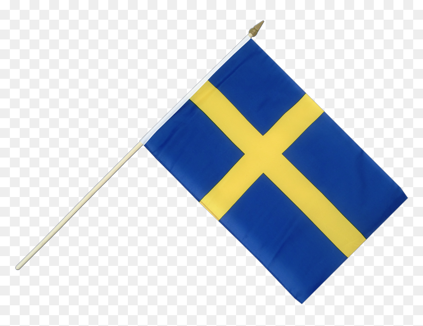 Flag Of Sweden Fahne Swedish - Finland And Sweden Flags, HD Png Download - blue flag png
