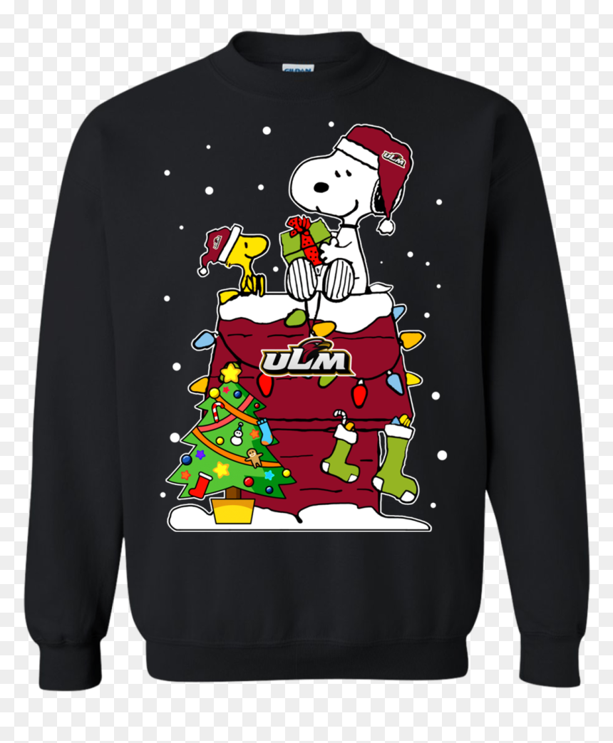 Louisiana Monroe Warhalks Ugly Christmas Sweaters Snoopy - Tom Holland Merchandise, HD Png Download - woodstock png