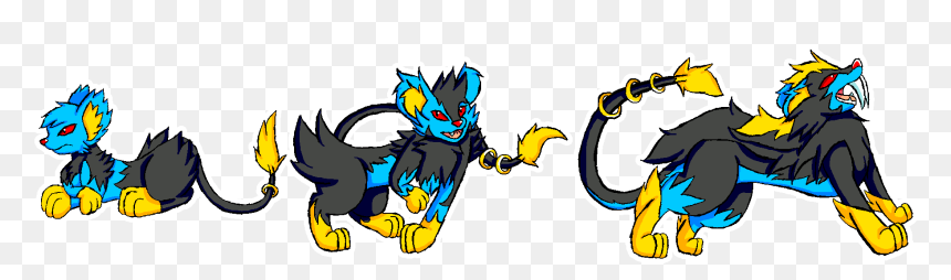 Alolan Shinx Luxio And Luxray - Cartoon, HD Png Download - shinx png