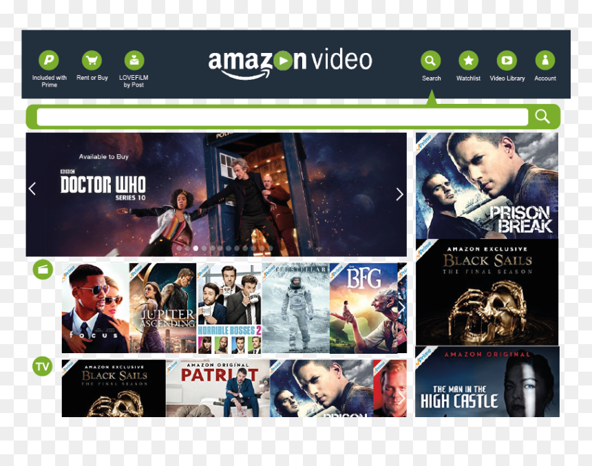 Screenshot, HD Png Download - amazon video png