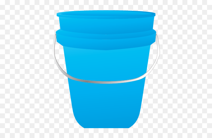 Bucket Png Transparent Images - Blue Bucket Transparent Png, Png Download - water bucket png