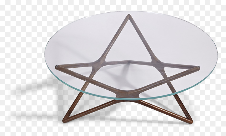 Coffee Table, HD Png Download - round star png