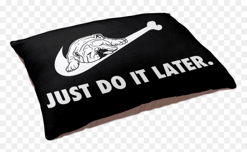 Just Do It Later Dog Bed - Yellow, HD Png Download - dog bed png