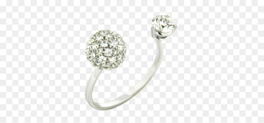 Delfina Delettrez Dot And Sphere Ring, HD Png Download - lip ring png