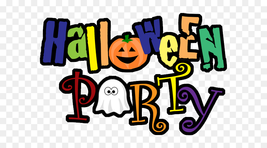 Costume Party Clipart - Transparent Halloween Party Clipart, HD Png Download - party clipart png
