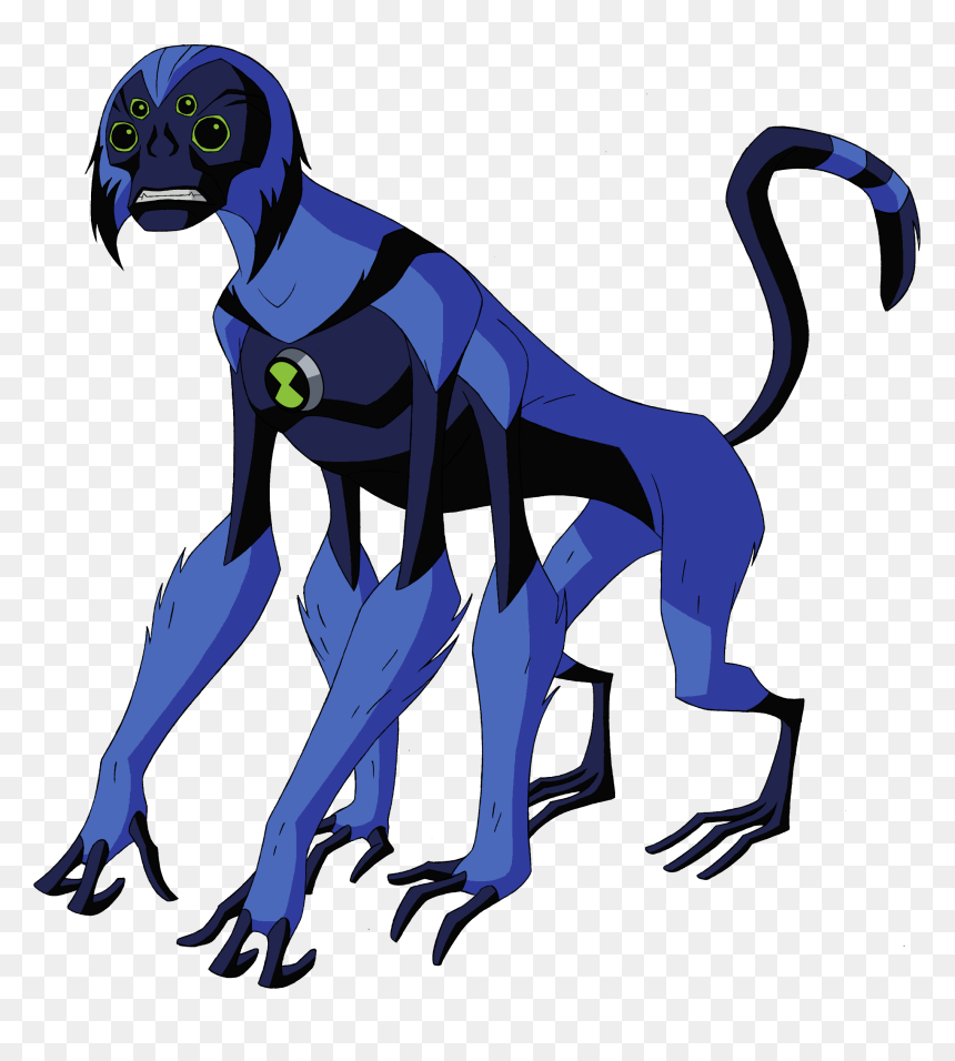 Spider Monkey Clipart Mankey - Ben 10 Alien Spider Monkey, HD Png Download - monkey clipart png