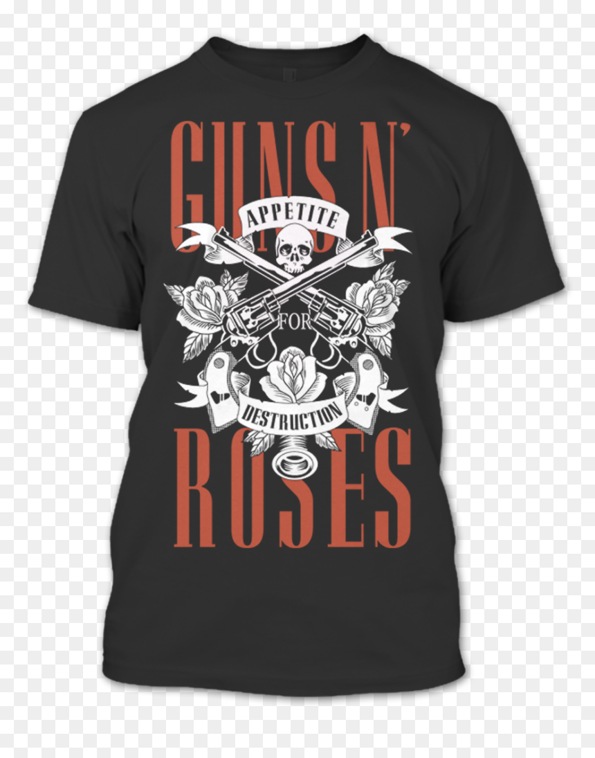 Active Shirt, HD Png Download - guns n roses logo png