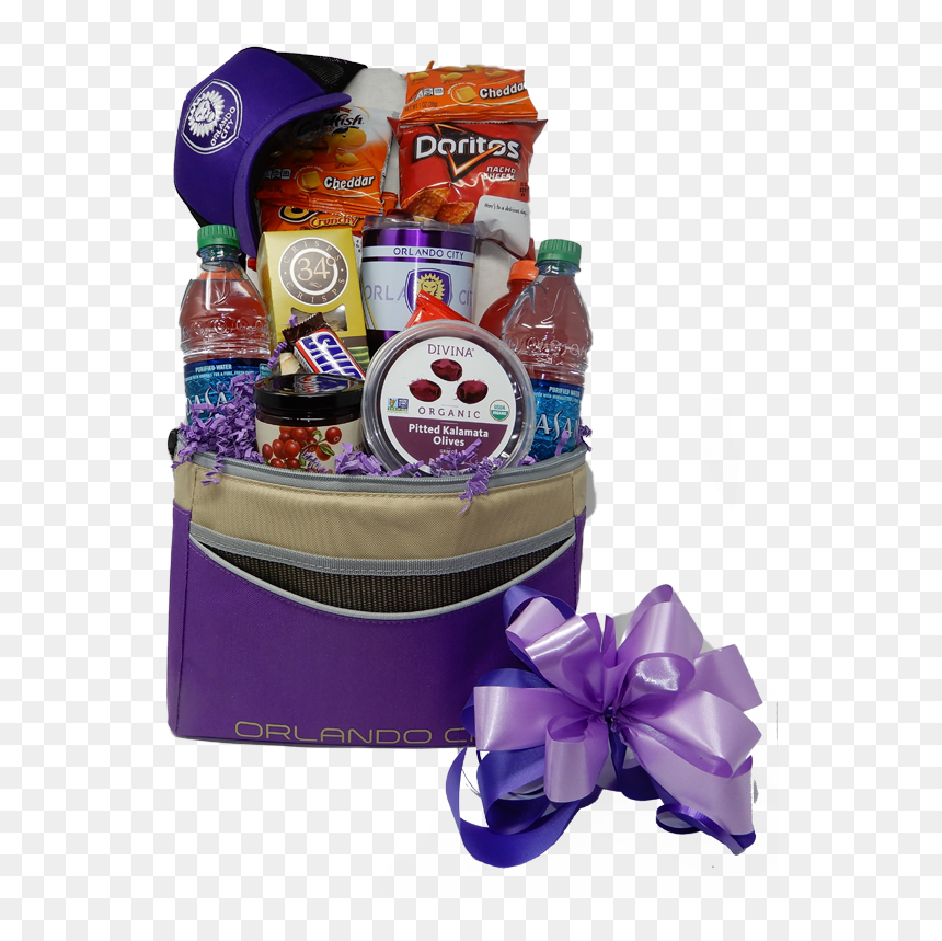 Orlando City Soccer Team-gift Basket - Mishloach Manot, HD Png Download - orlando city logo png