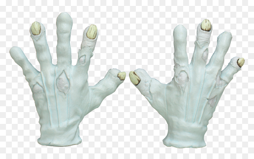 25365 - Clown Gloves, HD Png Download - skeleton hands png