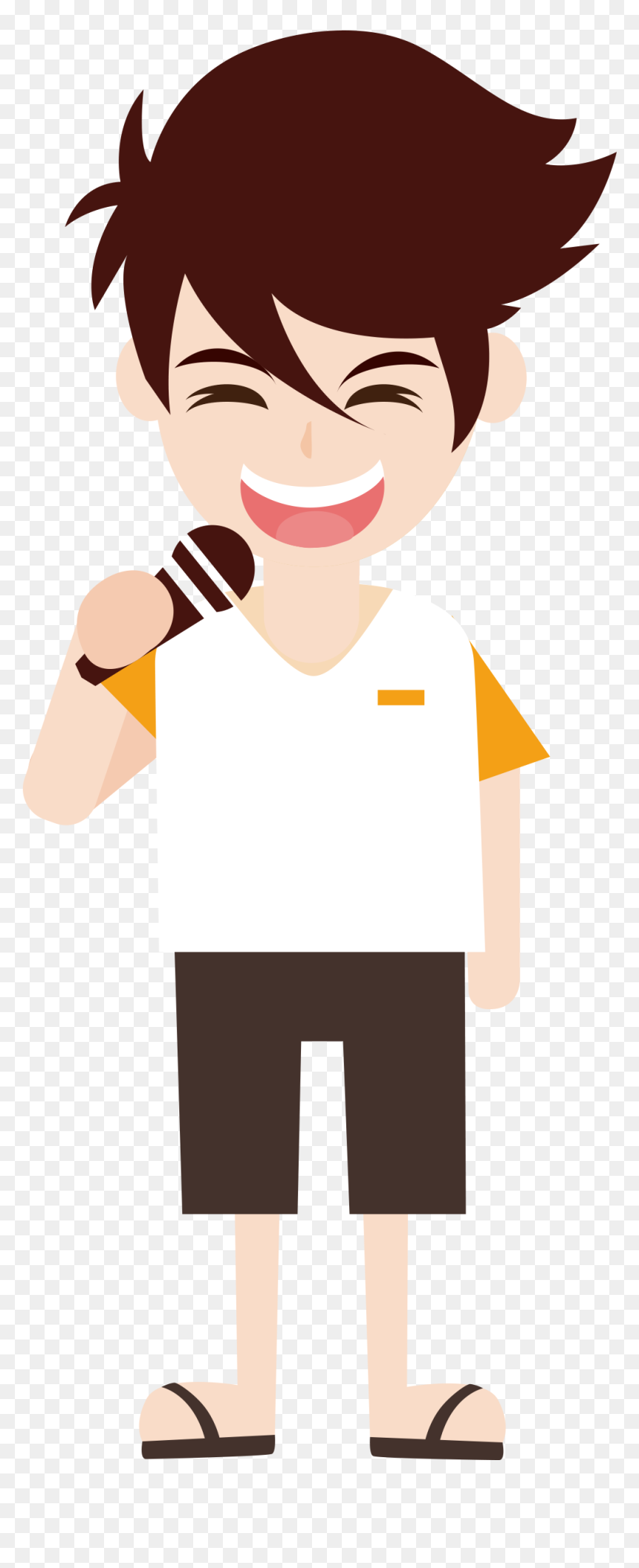 Transparent Karaoke Clip Art - Sing Animado, HD Png Download - karaoke singer png