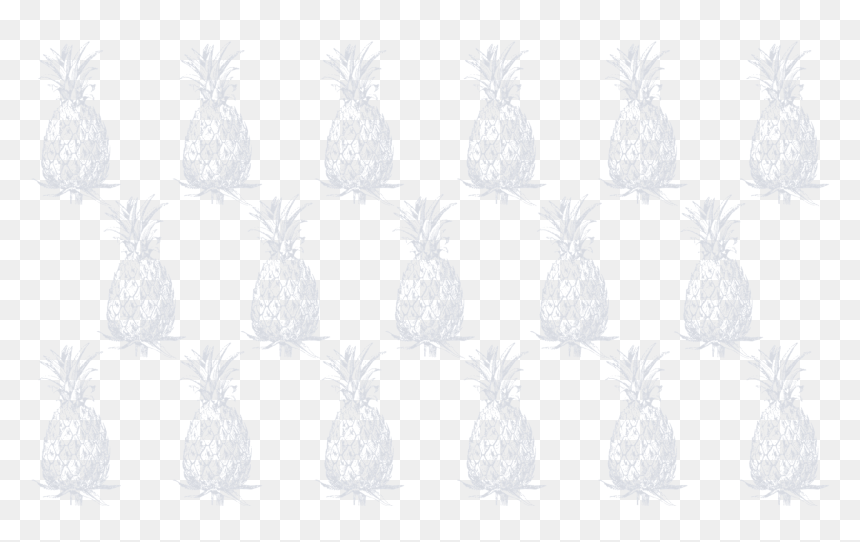 Transparent Black And White Pineapple Png - Pineapple, Png Download - black and white pineapple png