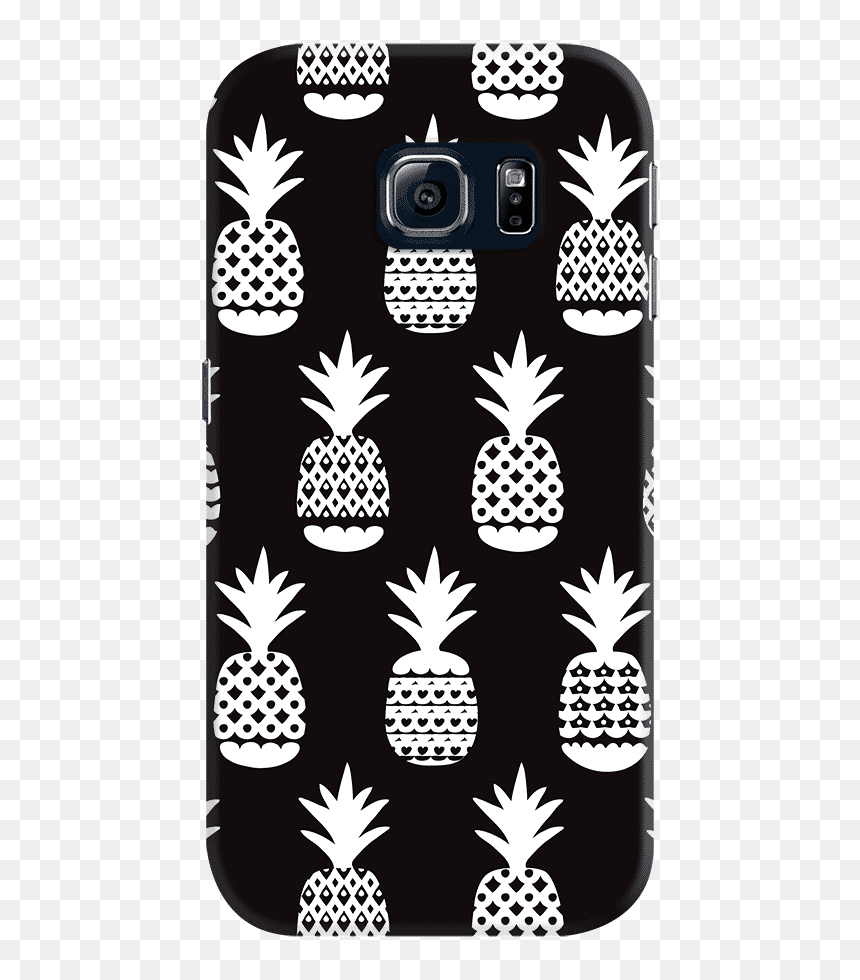 Pineapple, HD Png Download - black and white pineapple png