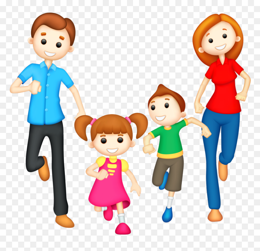 Family Clip Art - Transparent Family Clipart, HD Png Download - family cartoon png