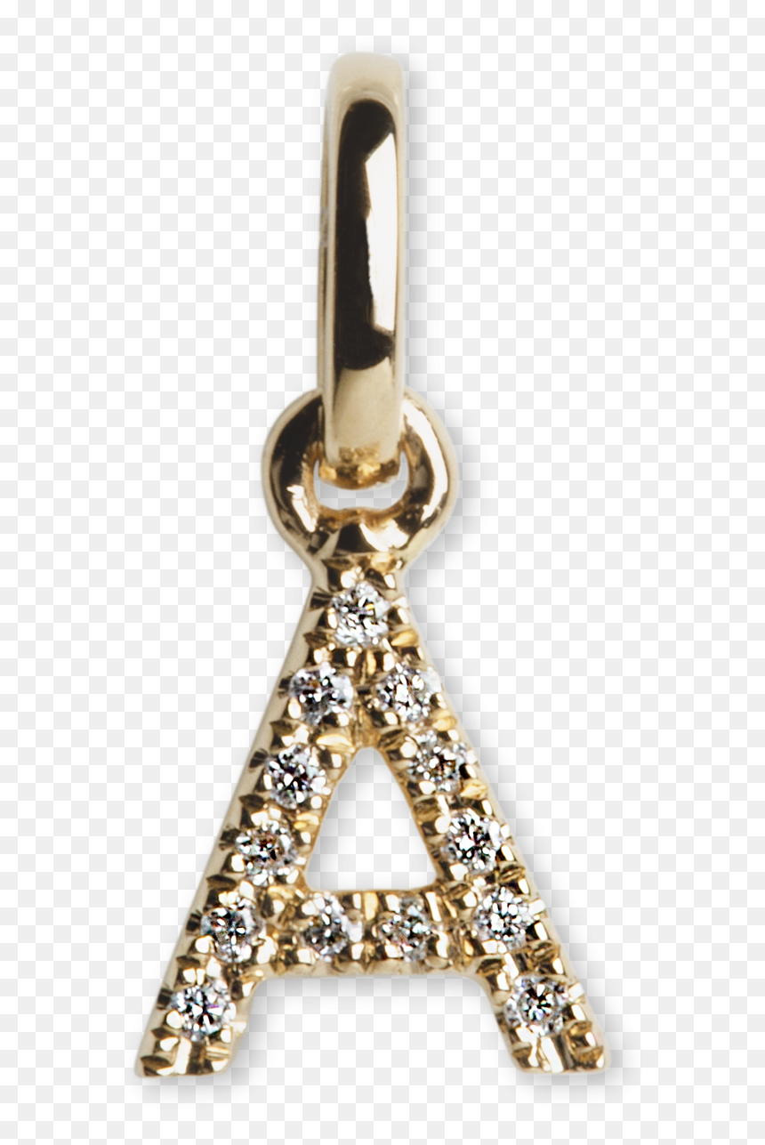 Letter Pendant With Diamonds"
 Title="letter Pendant - Locket, HD Png Download - locket png