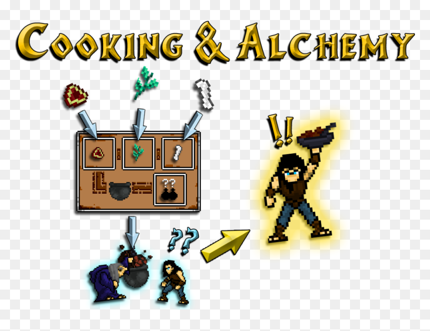 01 Cooking And Alchemy - Cartoon, HD Png Download - alchemy png