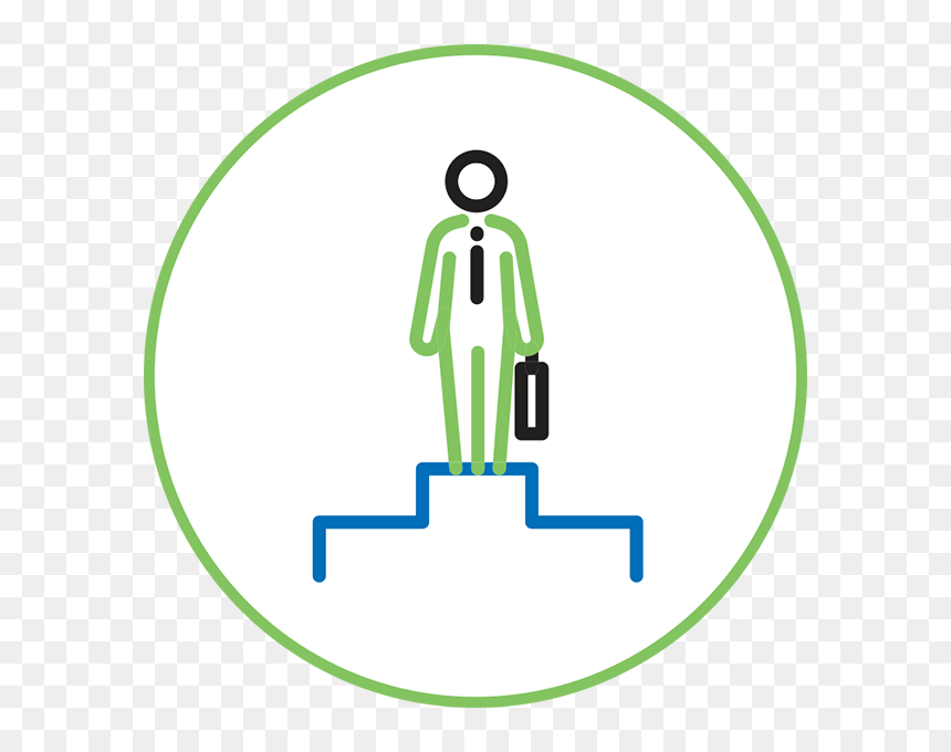 Career Management Icon - Circle, HD Png Download - leadership icon png