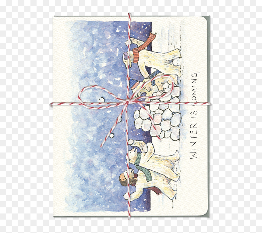 Winter Is Coming Card Set Of - Illustration, HD Png Download - winter is coming png