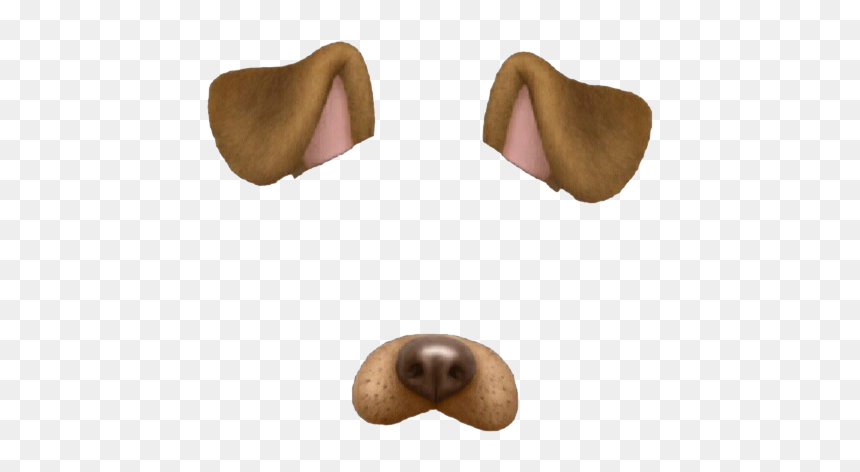 Heart We Ear Sticker Dog Snapchat Cat Clipart - Snapchat Dog Filter Name, HD Png Download - cat ear png