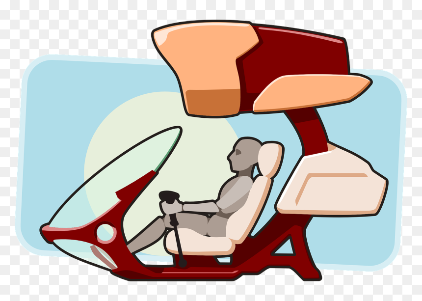 Cockpit, Futuristic, Pilot, Aeroplane, Flying - Cockpit Clipart Png, Transparent Png - cockpit png