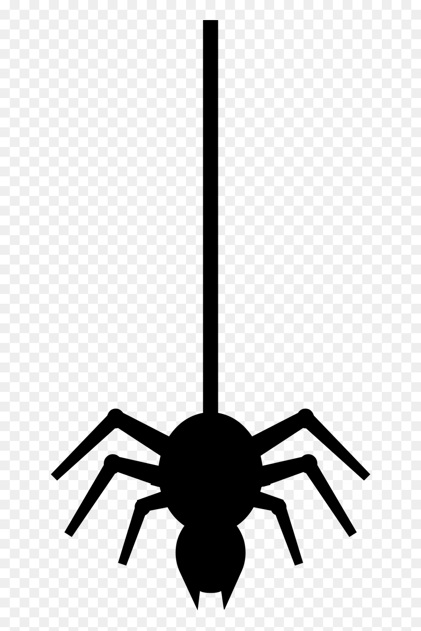 Spider Helloween Witch Free Photo - Spider, HD Png Download - spider silhouette png