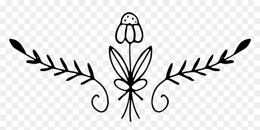 Illustration, HD Png Download - floral divider png