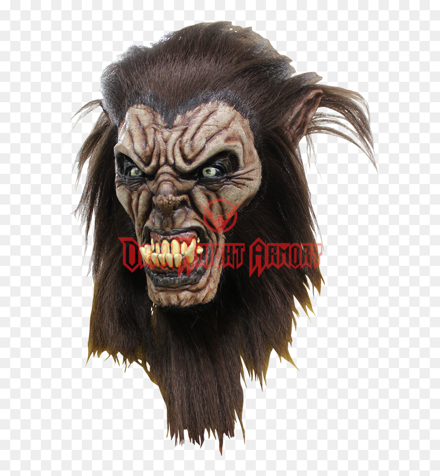 Transparent Wolfman Png - Wolf Costume Men Scary, Png Download - captain america mask png