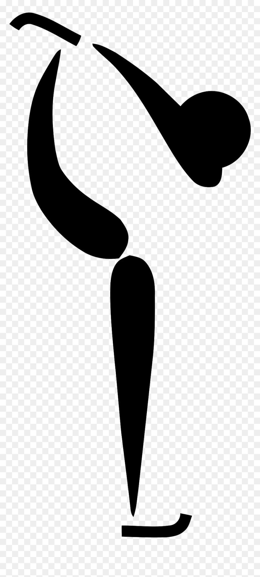 Figure Skater Cliparts 7, Buy Clip Art - Figure Skating Pictogram Png, Transparent Png - olympic png