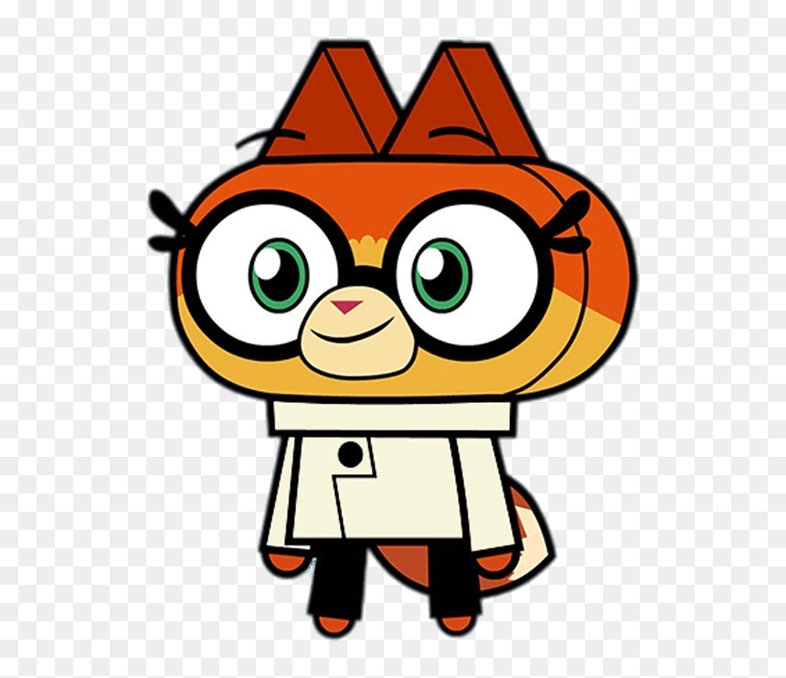 Unikitty Character Dr - Dr Fox, HD Png Download - fox face png