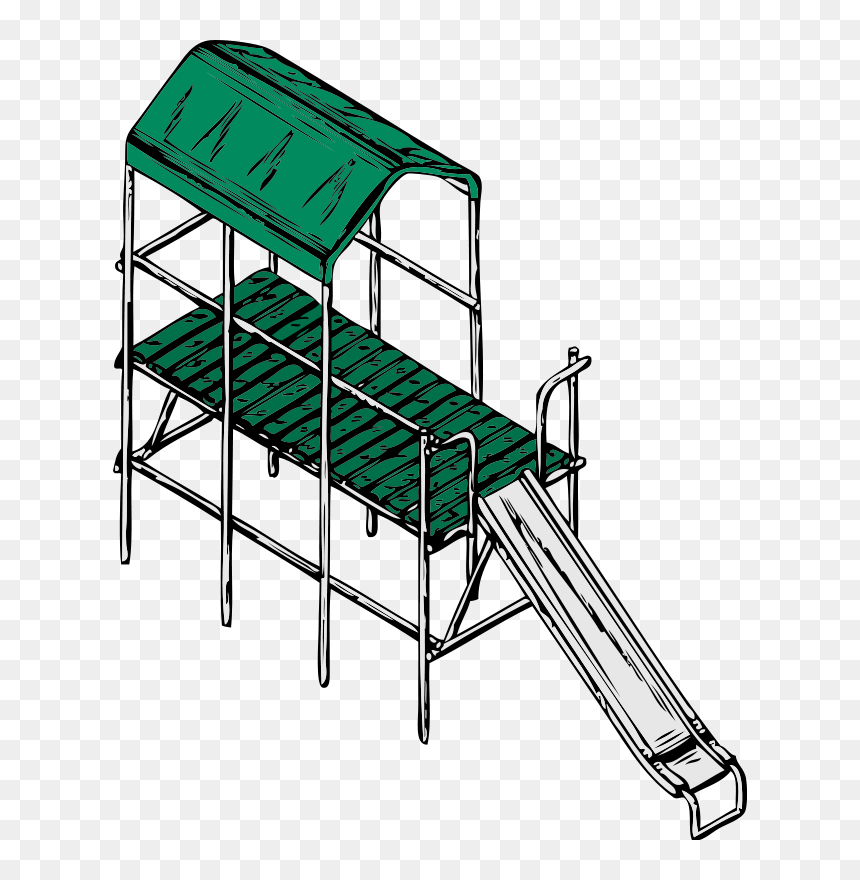 Swing Set Clip Art Download - Playground Clip Art, HD Png Download - swing set png