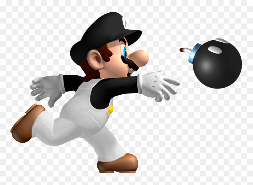 Mario Fire Underwater, HD Png Download - bombs png
