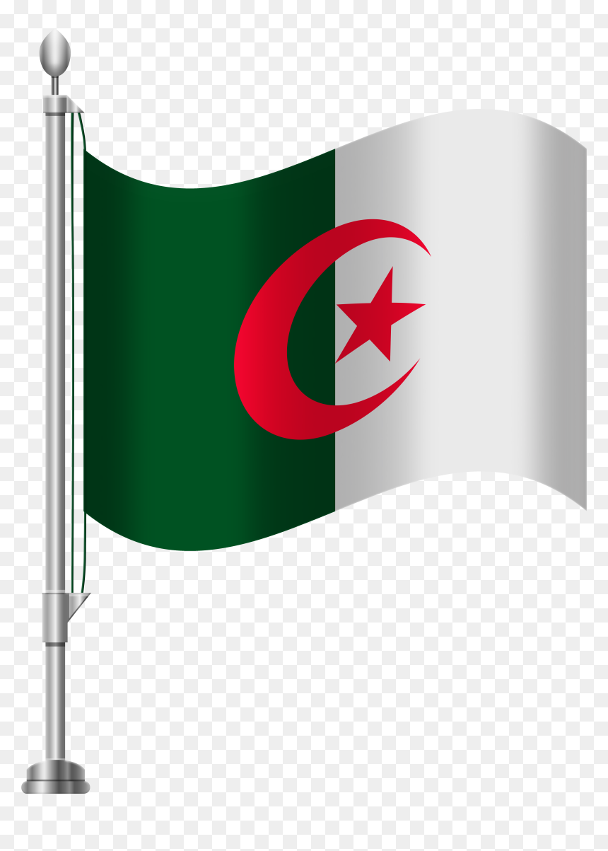 Algeria Flag Png Clip Art - Algeria Flag Png, Transparent Png - north korea flag png