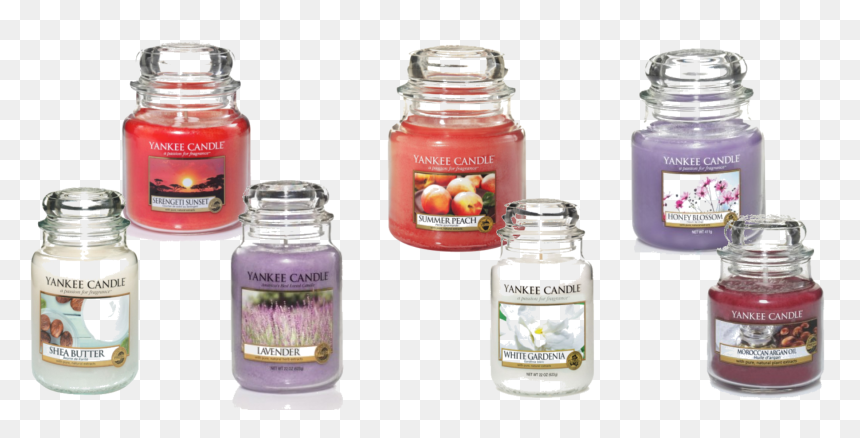 Glass Bottle, HD Png Download - yankee candle png