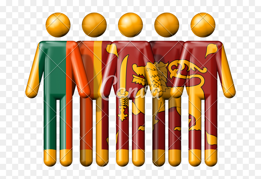 Figura De Grupo De Pessoas , Transparent Cartoons - Flag Of Sri Lanka, HD Png Download - pessoas png