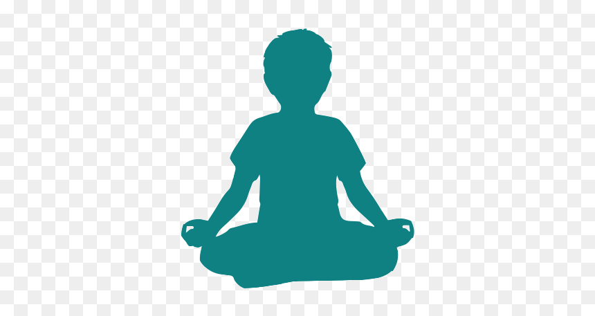 Silhouette, HD Png Download - meditation silhouette png