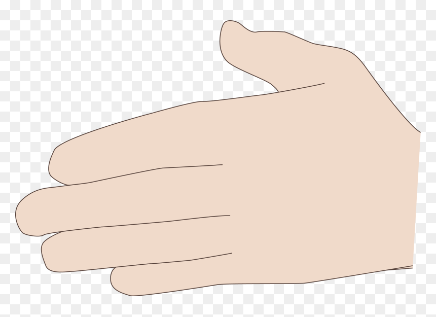 Glove, HD Png Download - flat hand png