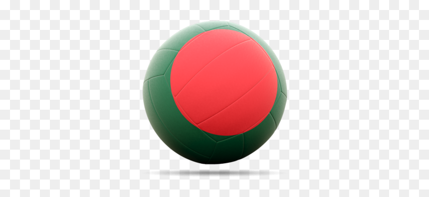 Balls Bangladesh Of Sphere Flag Medicine Clipart - Volleyball, HD Png Download - bangladesh flag png