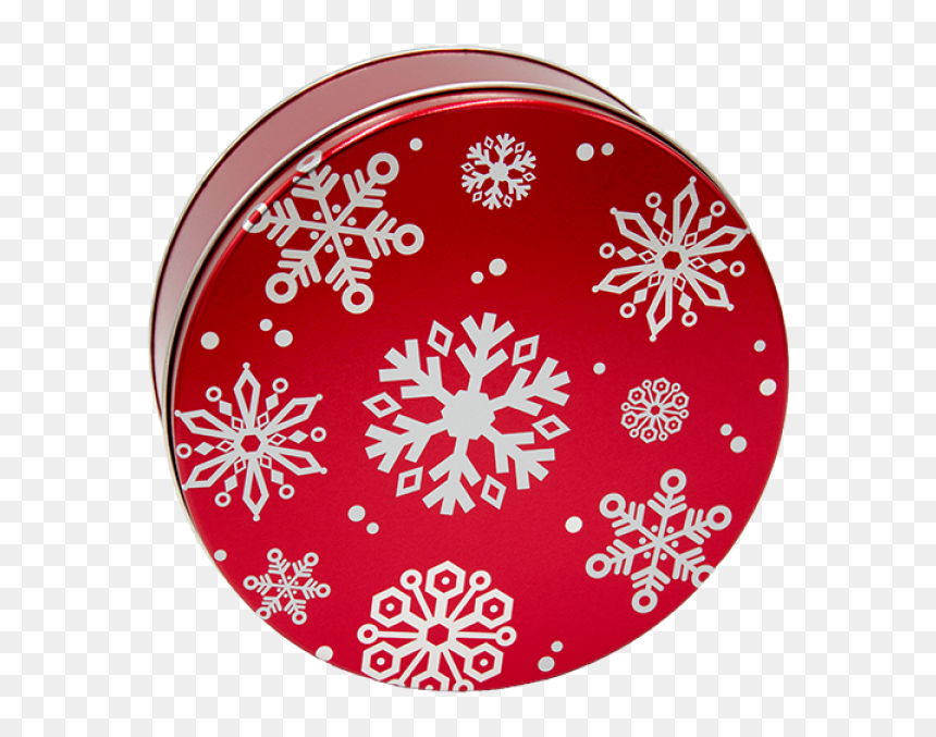 Circle, HD Png Download - red snowflake png