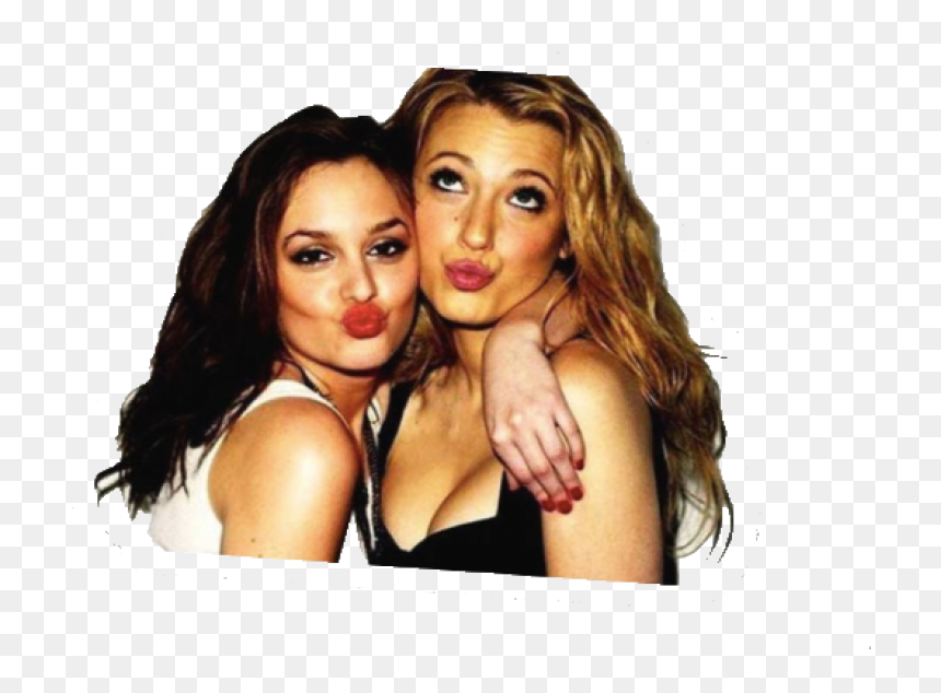 Blair And Serena Sticker, HD Png Download - gossip png