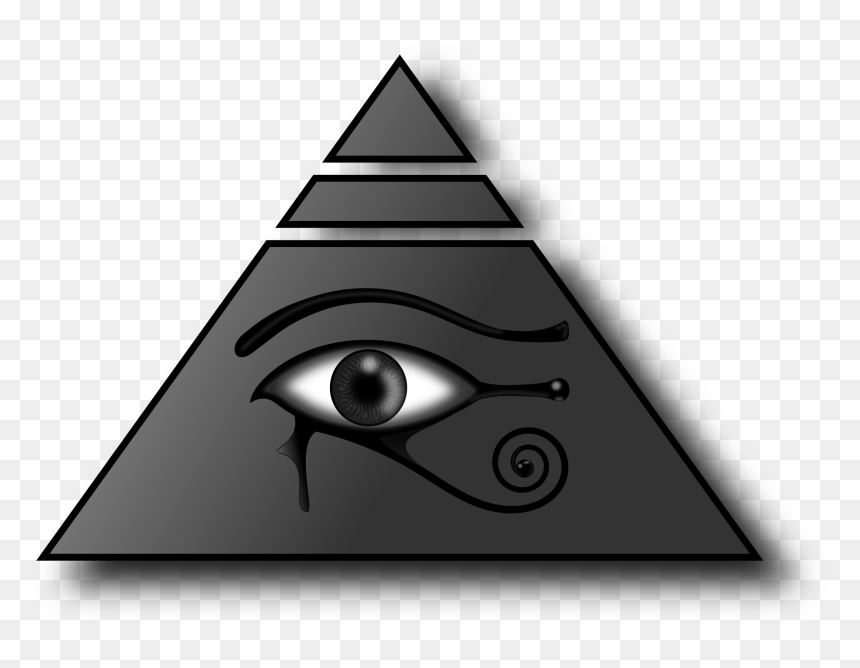 Piramide Con El Ojo De Horus - Piramide Del Ojo De Horus, HD Png Download - ojo png
