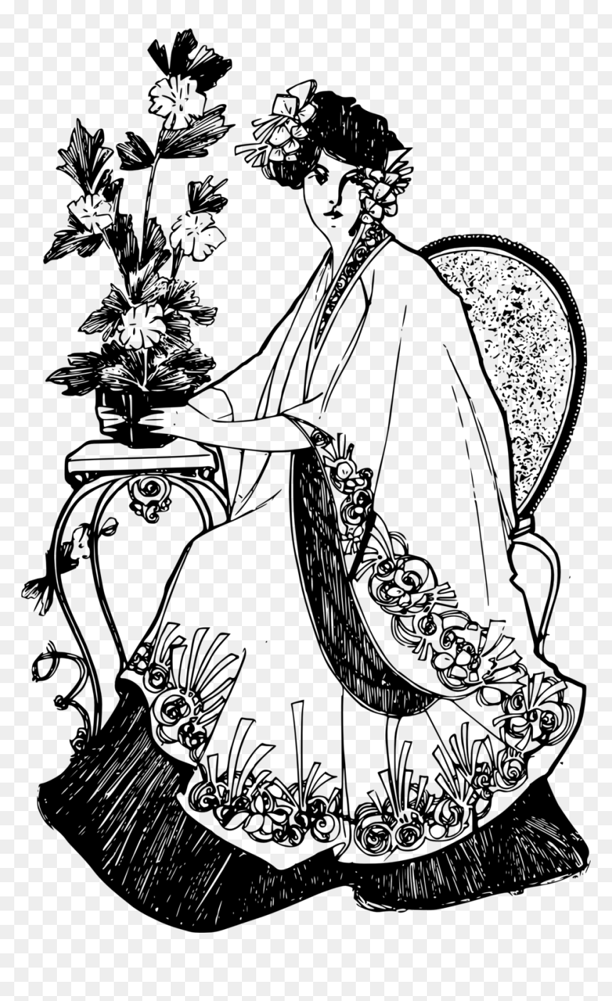 Domain Clipart Kimono - Clip Art, HD Png Download - kimono png