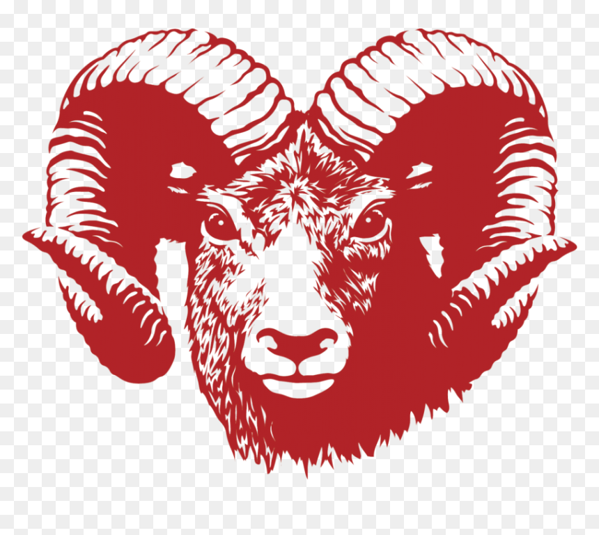 Edgewood Rams, HD Png Download - ram head png