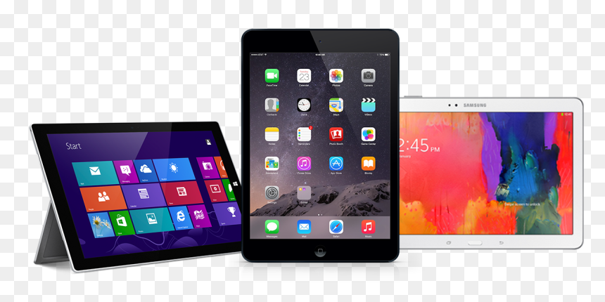 Apple Ipad Air 32gb Wi Fi Cellular Spacegray, HD Png Download - samsung tablet png