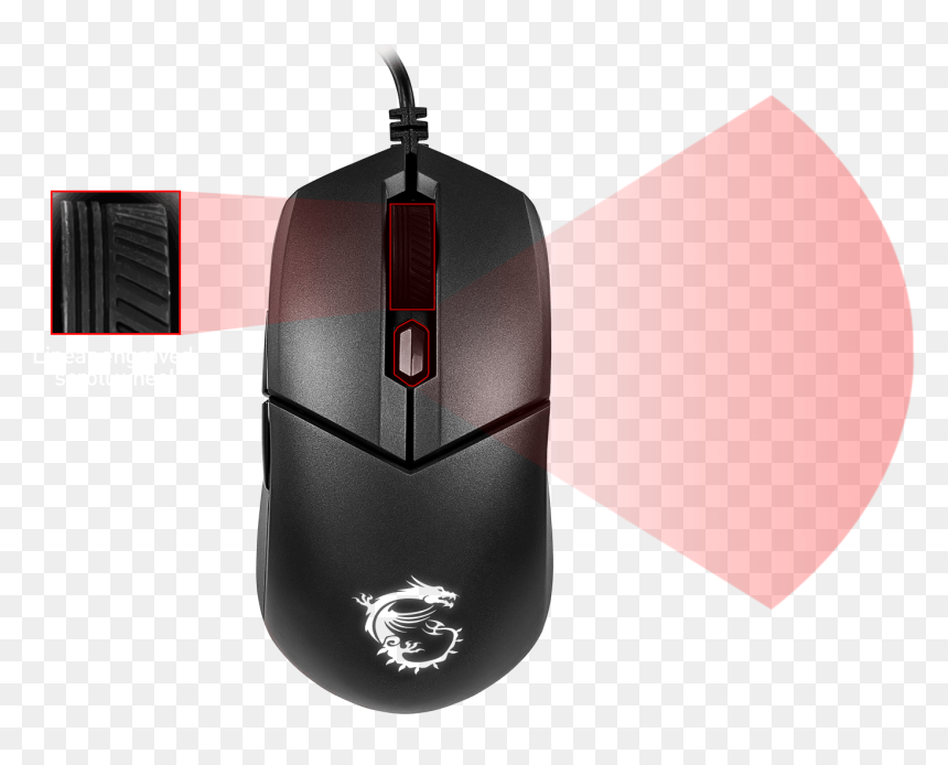 Msi Clutch Gm11 Gaming Mouse, HD Png Download - pc mouse png