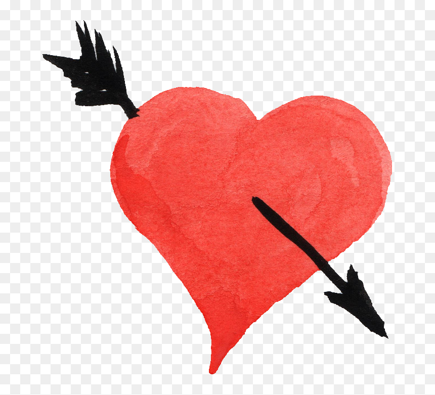 Heart With Arrow Png, Transparent Png - arrow pngs