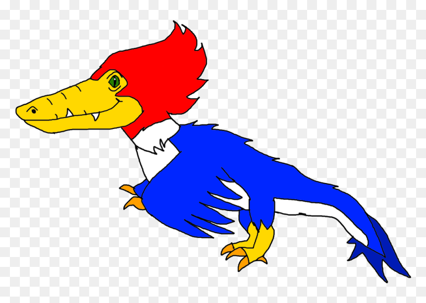 Transparent Woody Woodpecker Clipart - Cartoon, HD Png Download - woodpecker png