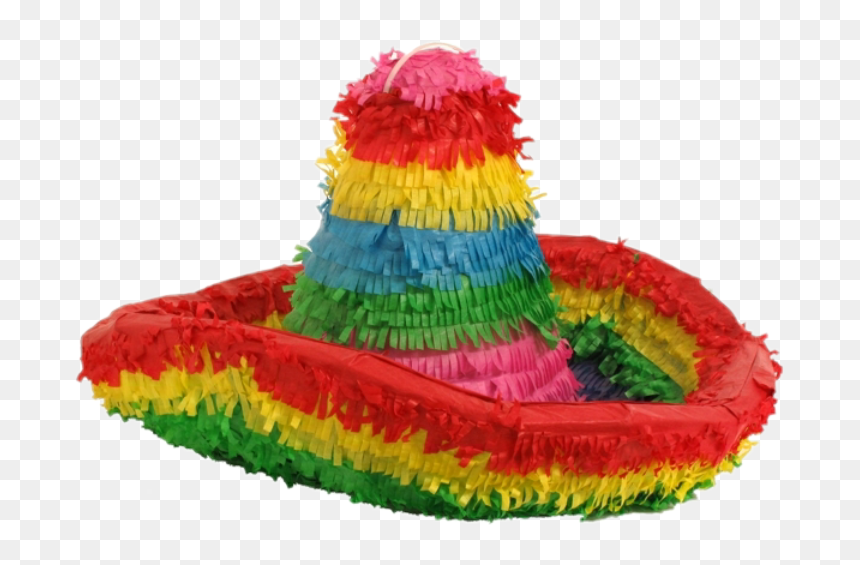 #stickerchallenge #pinata #sombrero #stickers #rainbow - Pinata Sombrero, HD Png Download - sombrero.png