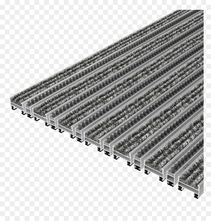 Topcleantrend® With Ribbed Carpet And Brush Strip - Carpet, HD Png Download - black strip png