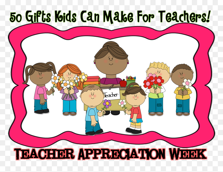 A Teacher"idea Teacher Appreciation Ts Kids Can Make - Teacher Appreciation Clipart, HD Png Download - teacher clip art png