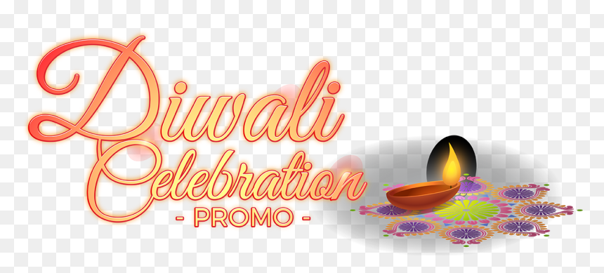 Diwali Celebration Promo - Calligraphy, HD Png Download - diwali png