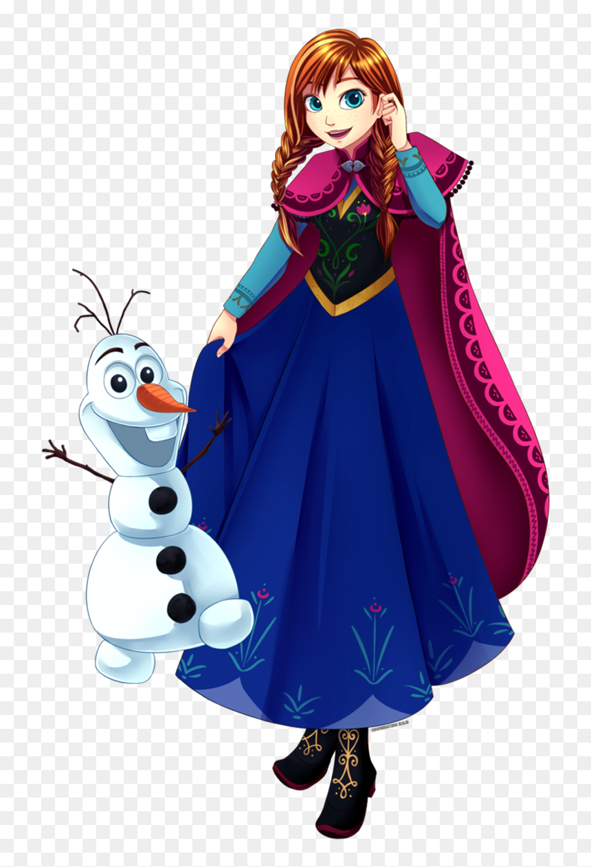 Anna And Olaf Frozen, HD Png Download - frozen png images